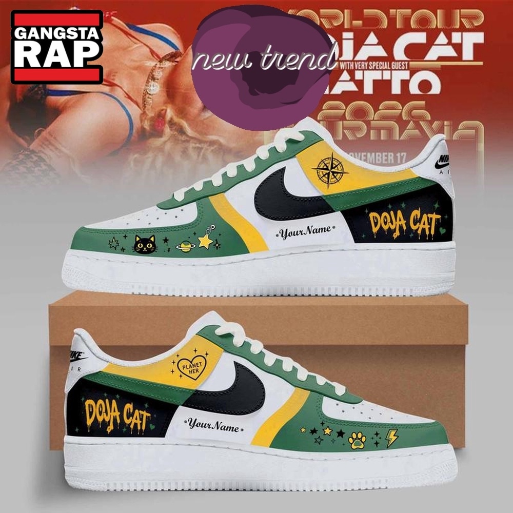 Doja Cat Tour Ma Vie World Tour 2026 Limited Edition Air Force 1 Shoes Sneakers