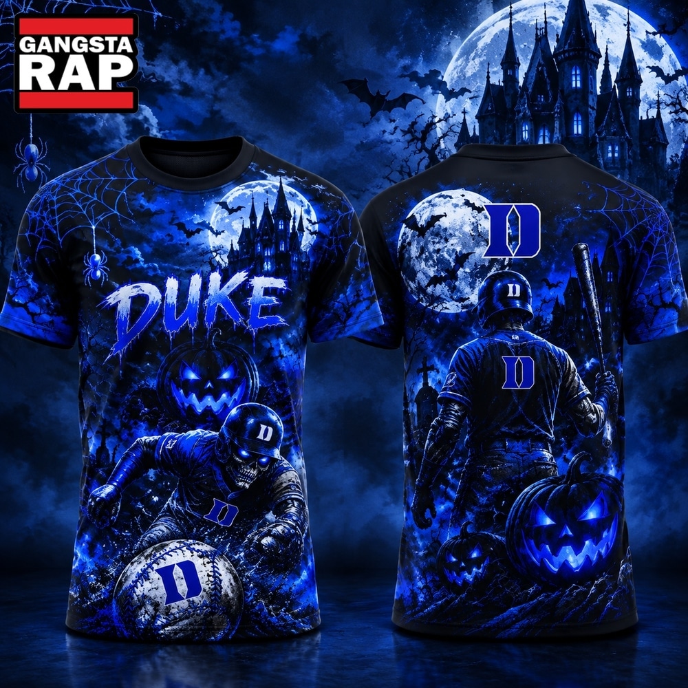Duke Blue Devils Football x Halloween Night 2026 T Shirt, Trending Design Shirt Duke Blue Devils Football X Halloween Night 2026 T Shirt