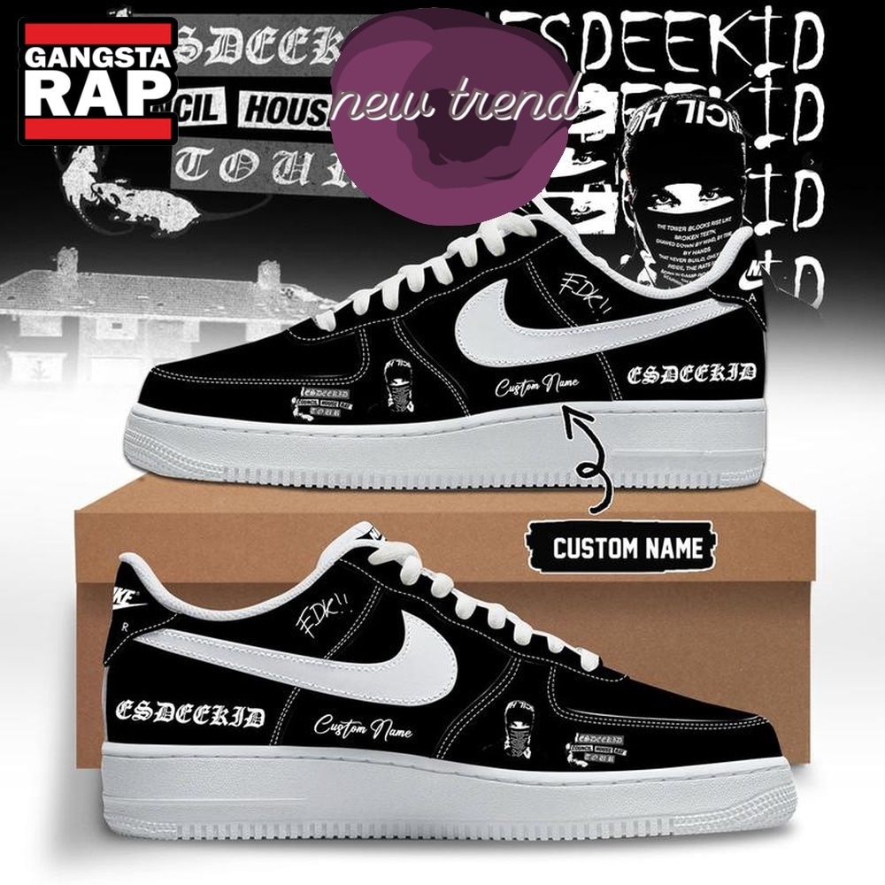 EsDeeKid Council House Rat Tour 2026 Black Air Force 1 Shoes Sneakers EsDeeKid Council House Rat Tour 2026 Black Air Force 1 Shoes Sneakers