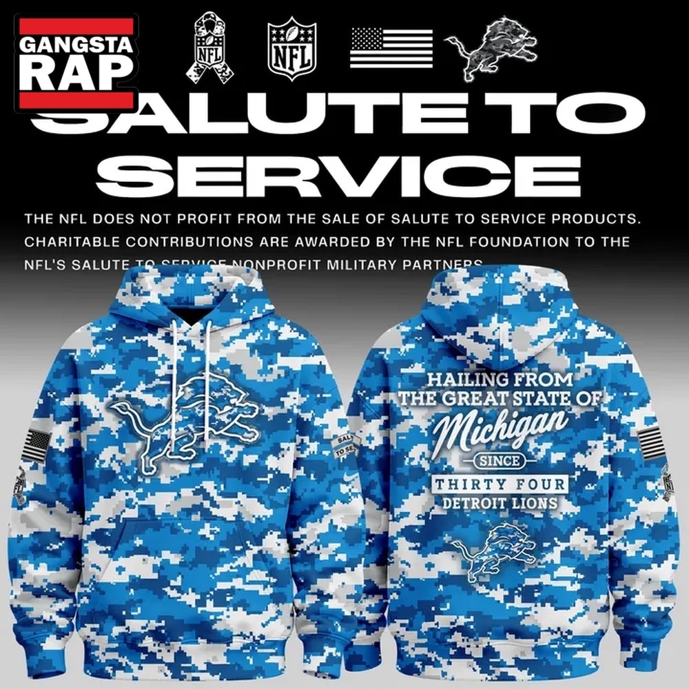 Exclusive Version Detroit Lions Salute to Service Hoodie 2026, Trending Design Shirt Exclusive Version Detroit Lions Salute to Service Hoodie 2026, Trending Design Shirt