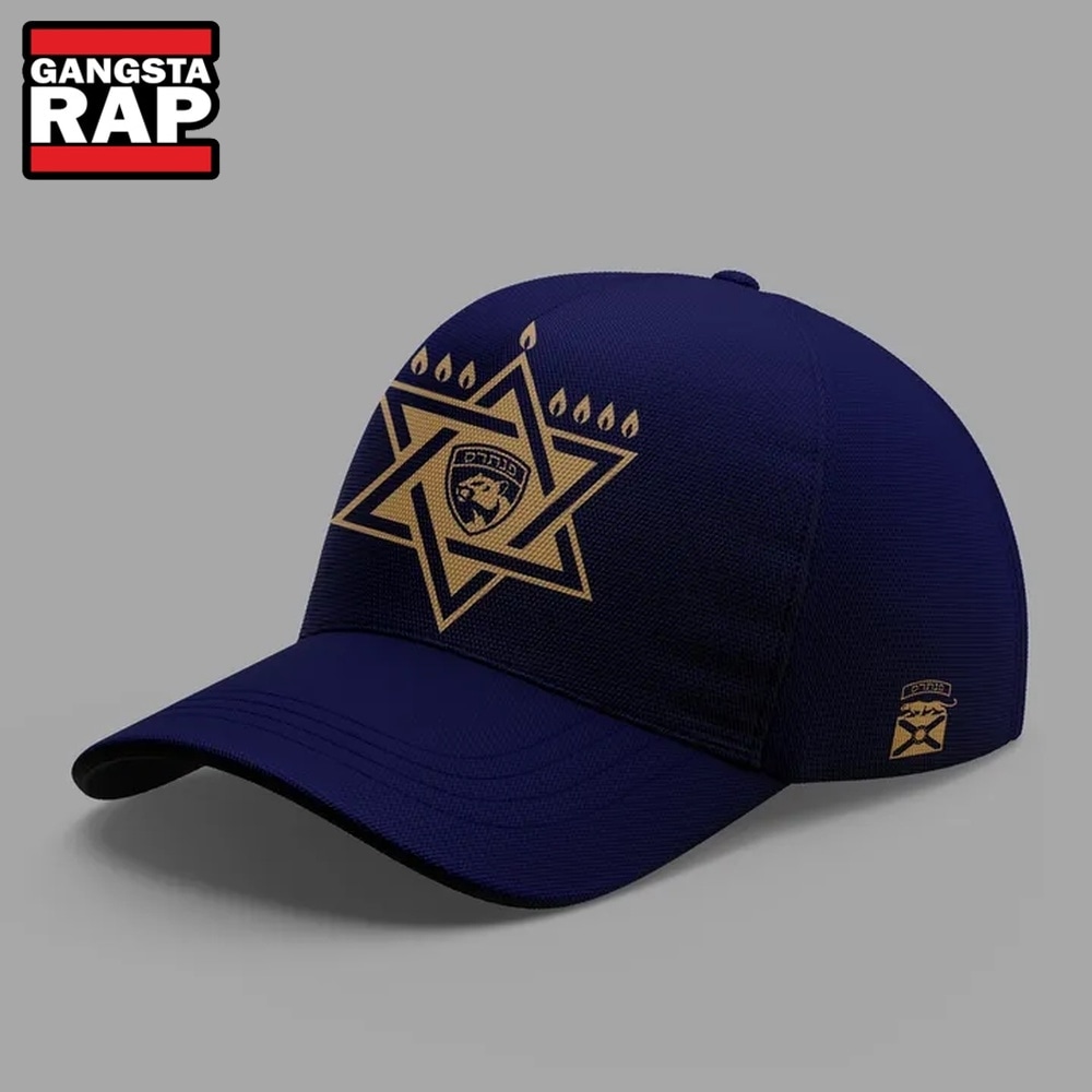 Florida Panthers Hanukkah Theme Night 2026 Cap, Trending Baseball Cap Florida Panthers Hanukkah Theme Night 2026 Cap, Trending Baseball Cap