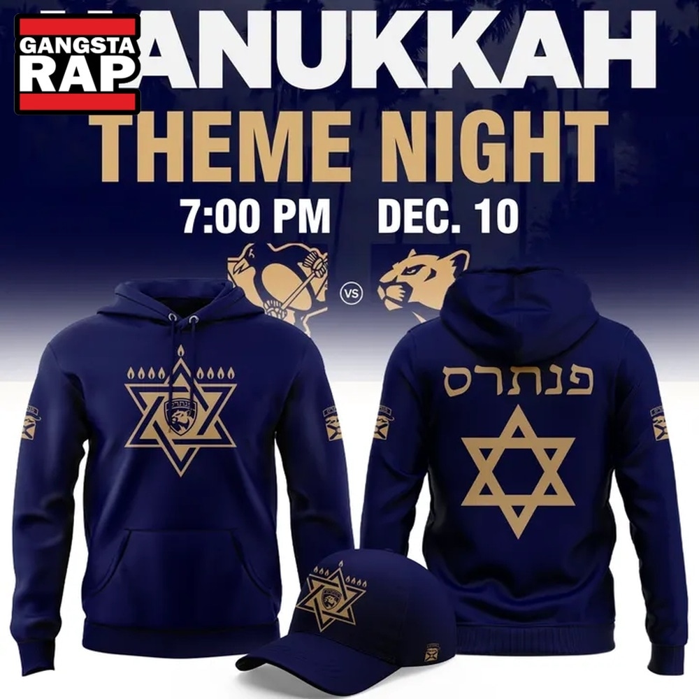 Florida Panthers Hanukkah Theme Night 2026 Hoodie, Trending Design Shirt Florida Panthers Hanukkah Theme Night 2026 Hoodie, Trending Design Shirt