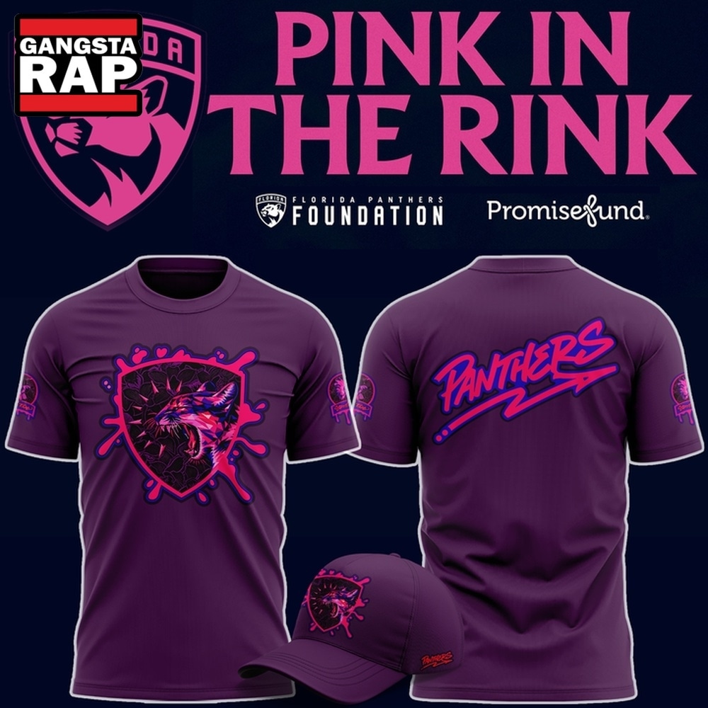 Florida Panthers Pink in the Rink 2026 Limited Edition T Shirt, Trending Design Shirt Florida Panthers Pink in the Rink 2026 Limited Edition T Shirt, Trending Design Shirt