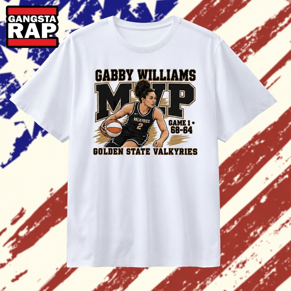 Gabby Williams of Golden State Valkyries number 2 forward WNBA MVP game 1 68 64 T Shirt, Trending 2D Shirt Gabby Williams of Golden State Valkyries number 2 forward WNBA MVP game 1 68 64 T Shirt, Trending 2D Shirt