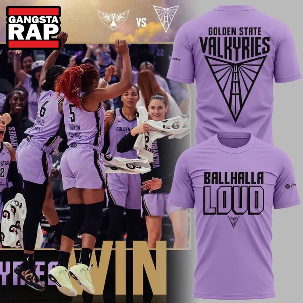 Golden State Valkyries BALLHALLA LOUD 2026 3D Shirt, Trending Design Shirt Golden State Valkyries BALLHALLA LOUD 2026 3D Shirt, Trending Design Shirt