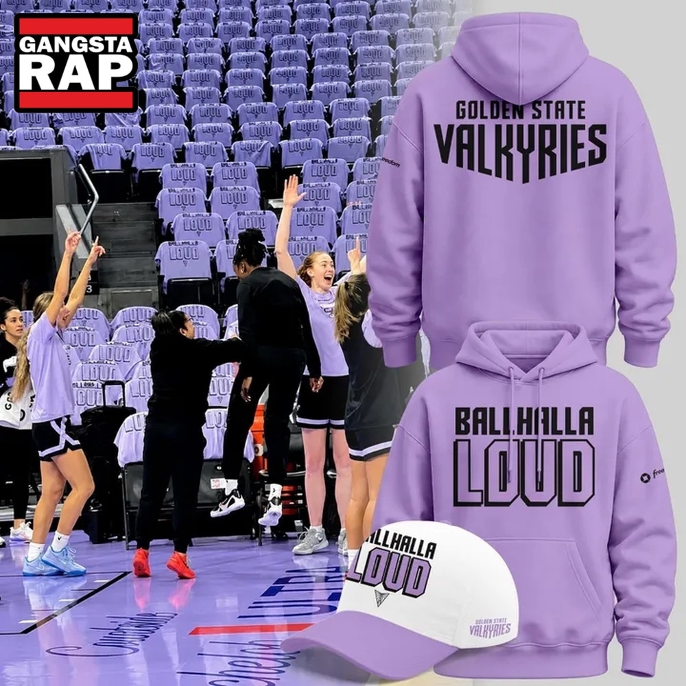 Golden State Valkyries BALLHALLA LOUD Limited Edition Hoodie, Trending Design Shirt Golden State Valkyries BALLHALLA LOUD Limited Edition Hoodie, Trending Design Shirt
