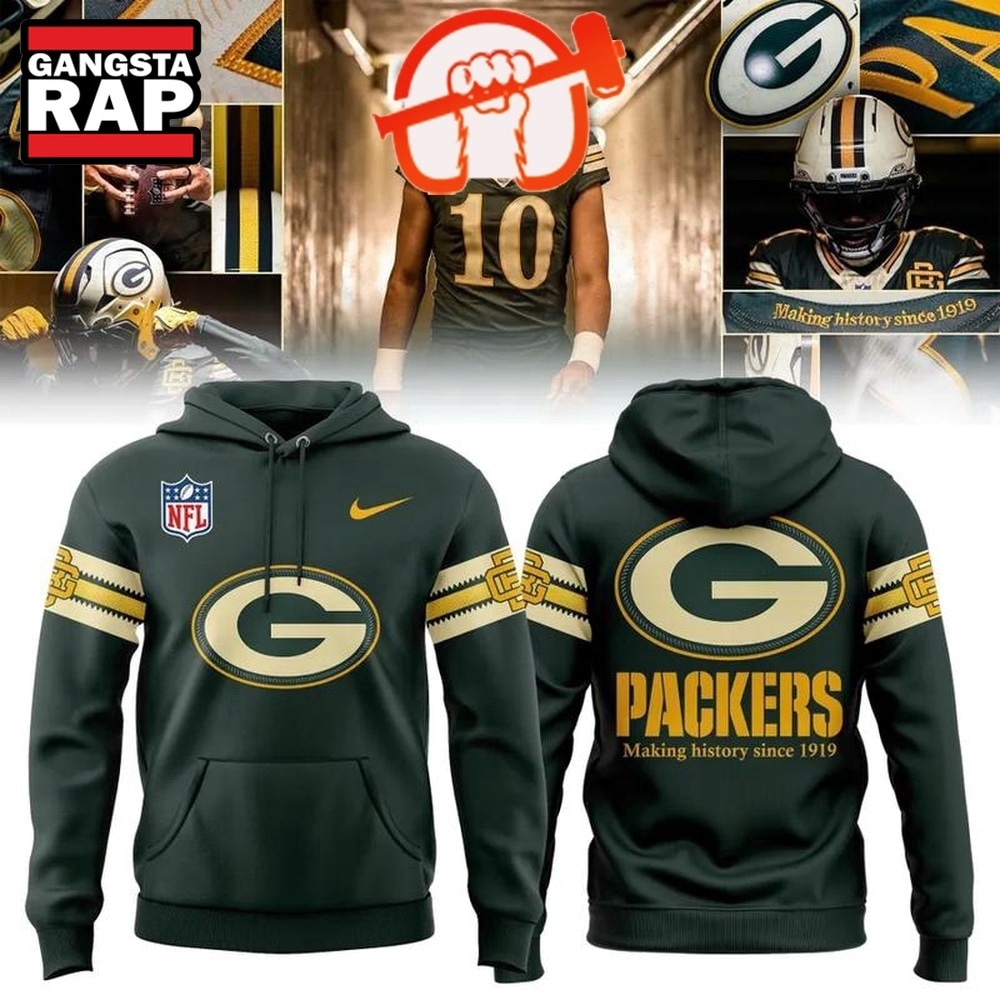 Green Bay Packers 2026 Rivalries Making History Since 1919 Hoodie, Trending Design Shirt Green Bay Packers 2026 Rivalries Making History Since 1919 Hoodie, Trending Design Shirt