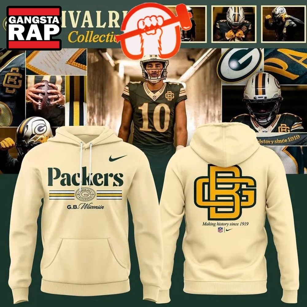 Green Bay Packers 2026 Rivalries Making History Since 1919 Limited Edition Hoodie, Trending Design Shirt Green Bay Packers 2026 Rivalries Making History Since 1919 Limited Edition Hoodie, Trending Design Shirt