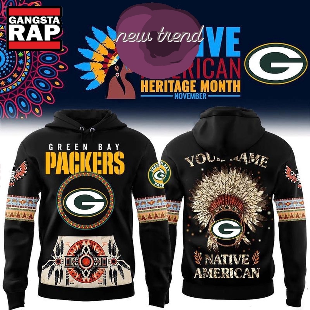 Green Bay Packers Native American Heritage Month Custom Name Hoodie, Trending Design Shirt Green Bay Packers Native American Heritage Month Custom Name Hoodie, Trending Design Shirt