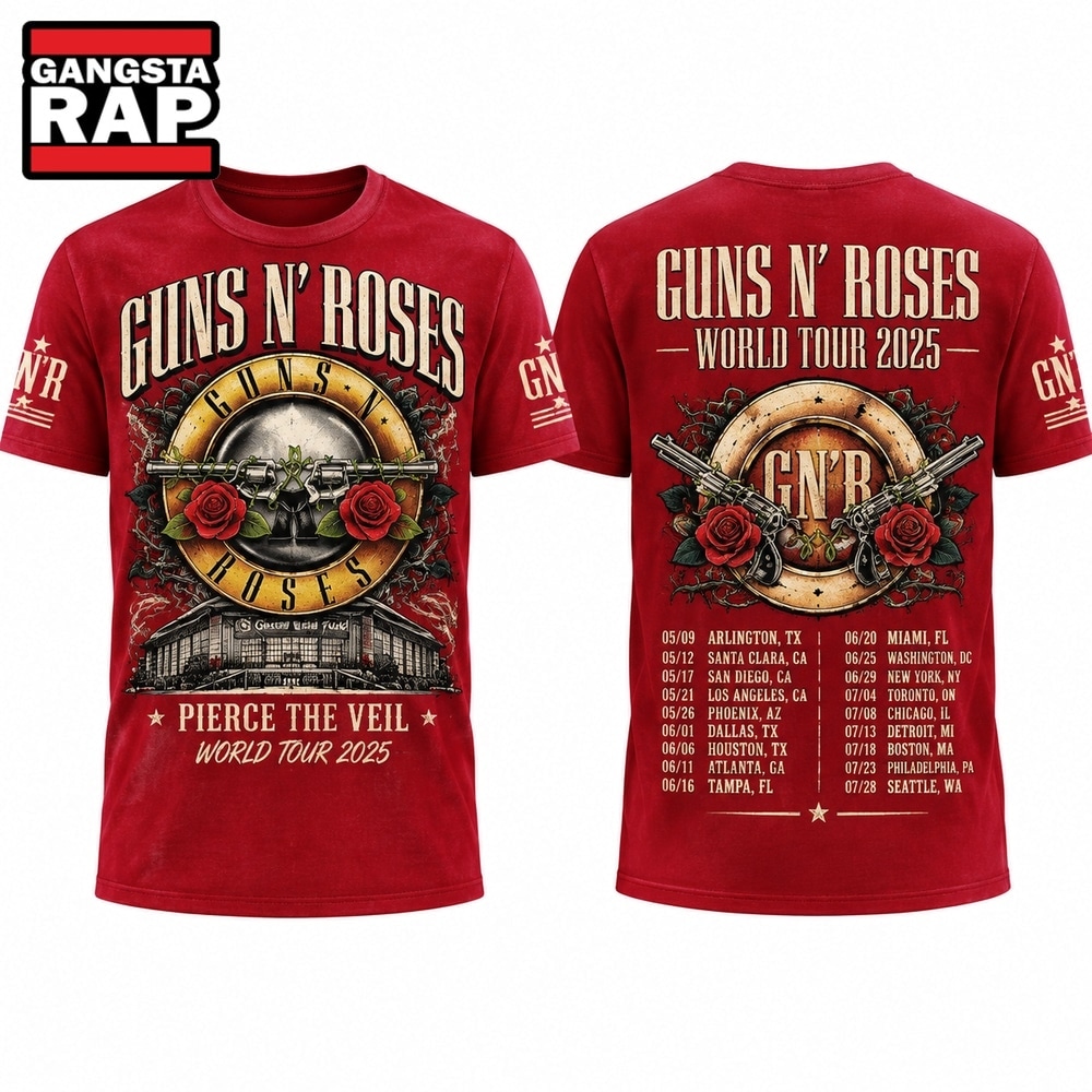 Guns N Roses x Texas Rangers Globe Life Field 2026 Concert Tour T Shirt, Trending Design Shirt Guns N Roses X Texas Rangers Globe Life Field 2026 Concert Tour T Shirt