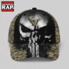 Houston Texans NFL Halloween Military Skull Camo Classic Cap, NFL Football Cap Houston Texans Nfl Halloween Military Skull Camo Classic Cap