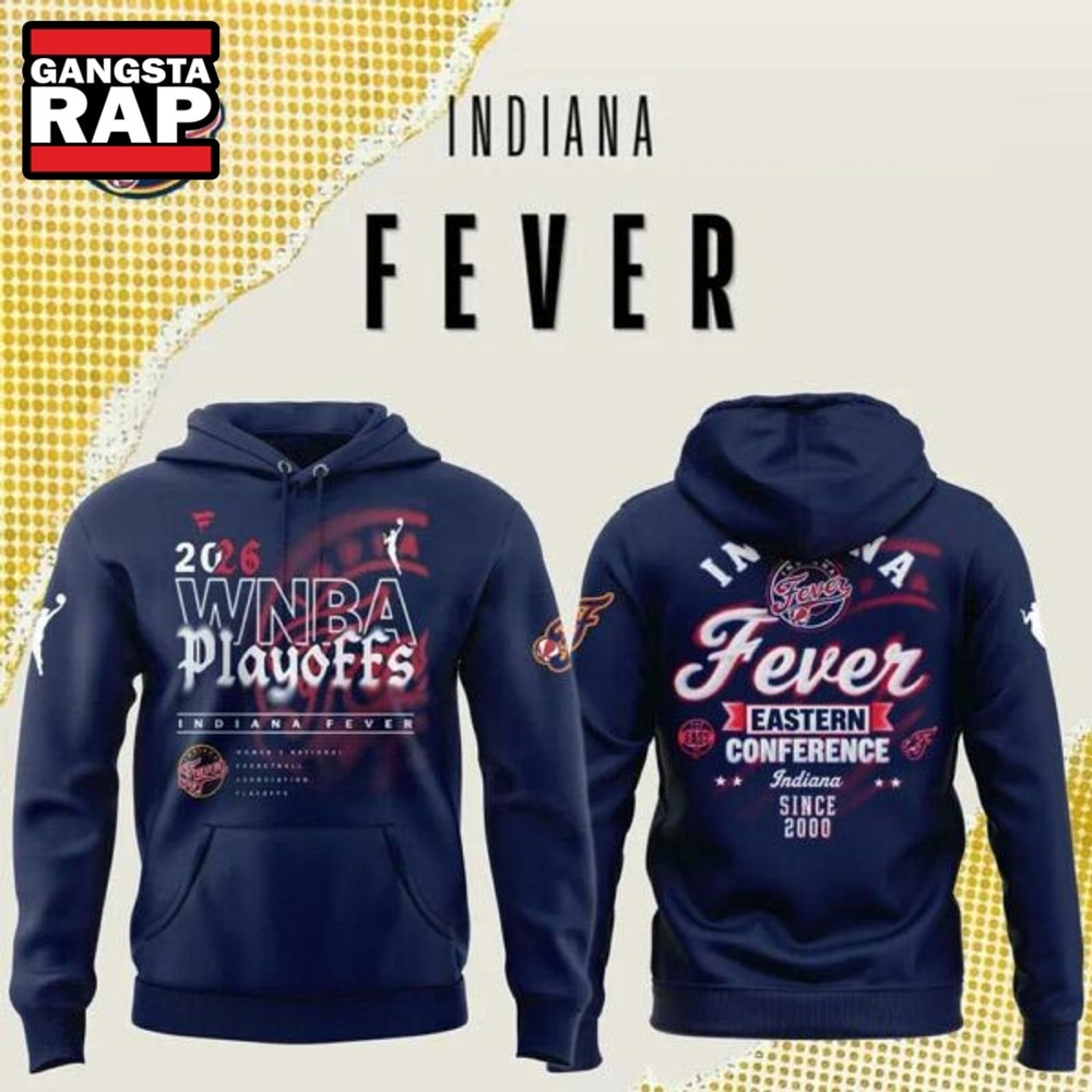Indiana Fever 2026 WNBA Playoffs Eastern Conference Pullover Hoodie, Trending Design Shirt Indiana Fever 2026 Wnba Playoffs Eastern Conference Pullover Hoodie
