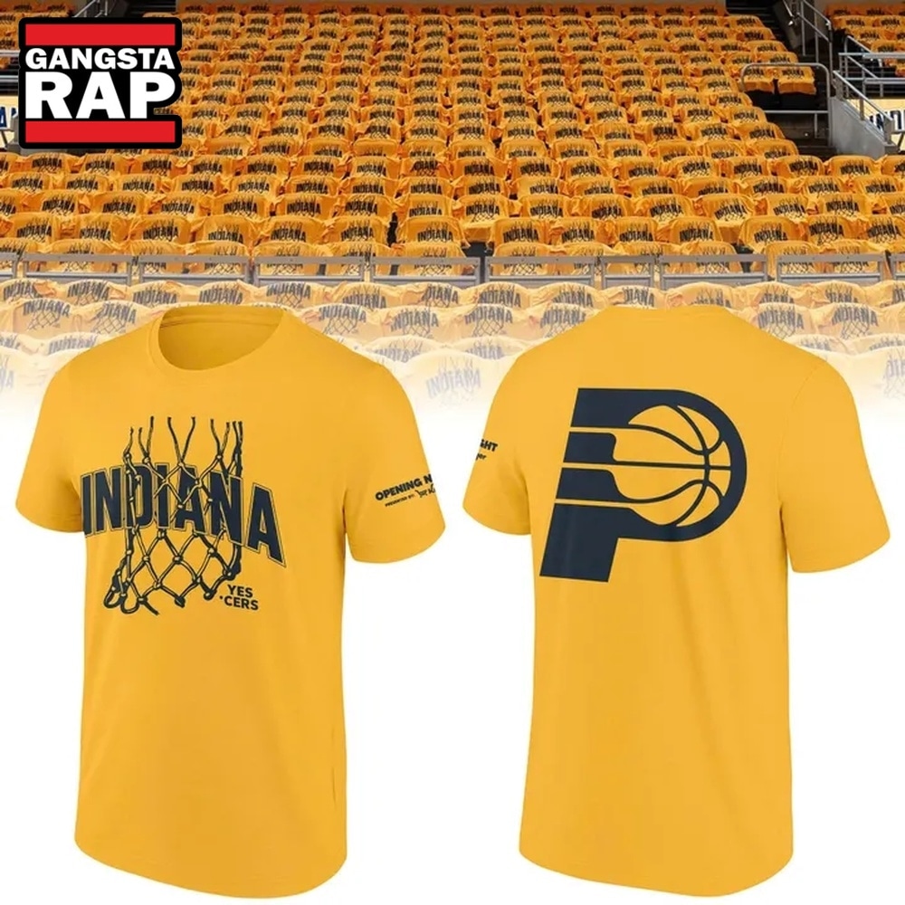 Indiana Pacers Opening Night 2026 T Shirt, Trending Design Shirt Indiana Pacers Opening Night 2026 T Shirt, Trending Design Shirt