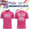 Indianapolis Colts Crucial Catch Follow Jesus 2026 Pink T Shirt, Trending Design Shirt 3 Indianapolis Colts Crucial Catch Follow Jesus 2026 Pink T Shirt, Trending Design Shirt Indianapolis Colts Crucial Catch Follow Jesus 2026 Pink T Shirt