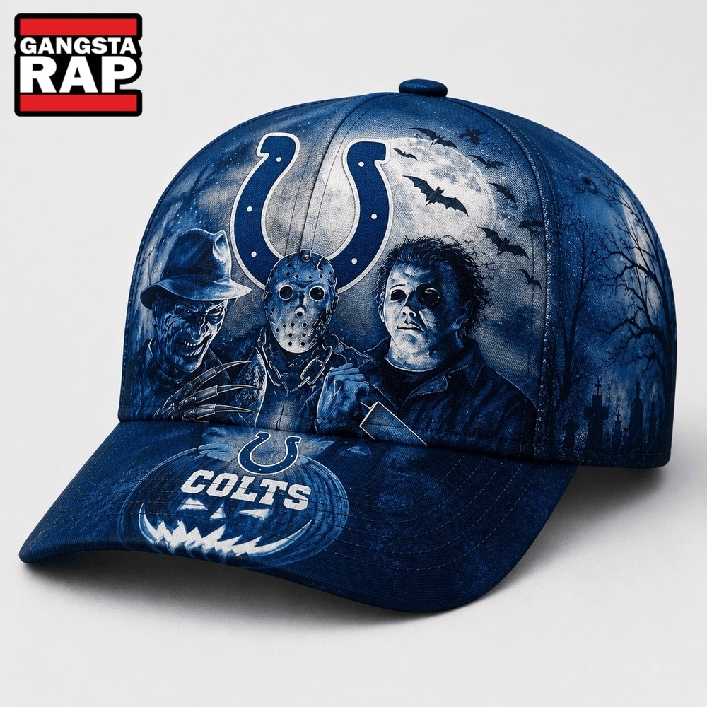 Indianapolis Colts NFL Horror Night Halloween 2026 Design Classic Cap, NFL Football Cap Indianapolis Colts NFL Horror Night Halloween 2026 Design Classic Cap, NFL Football Cap