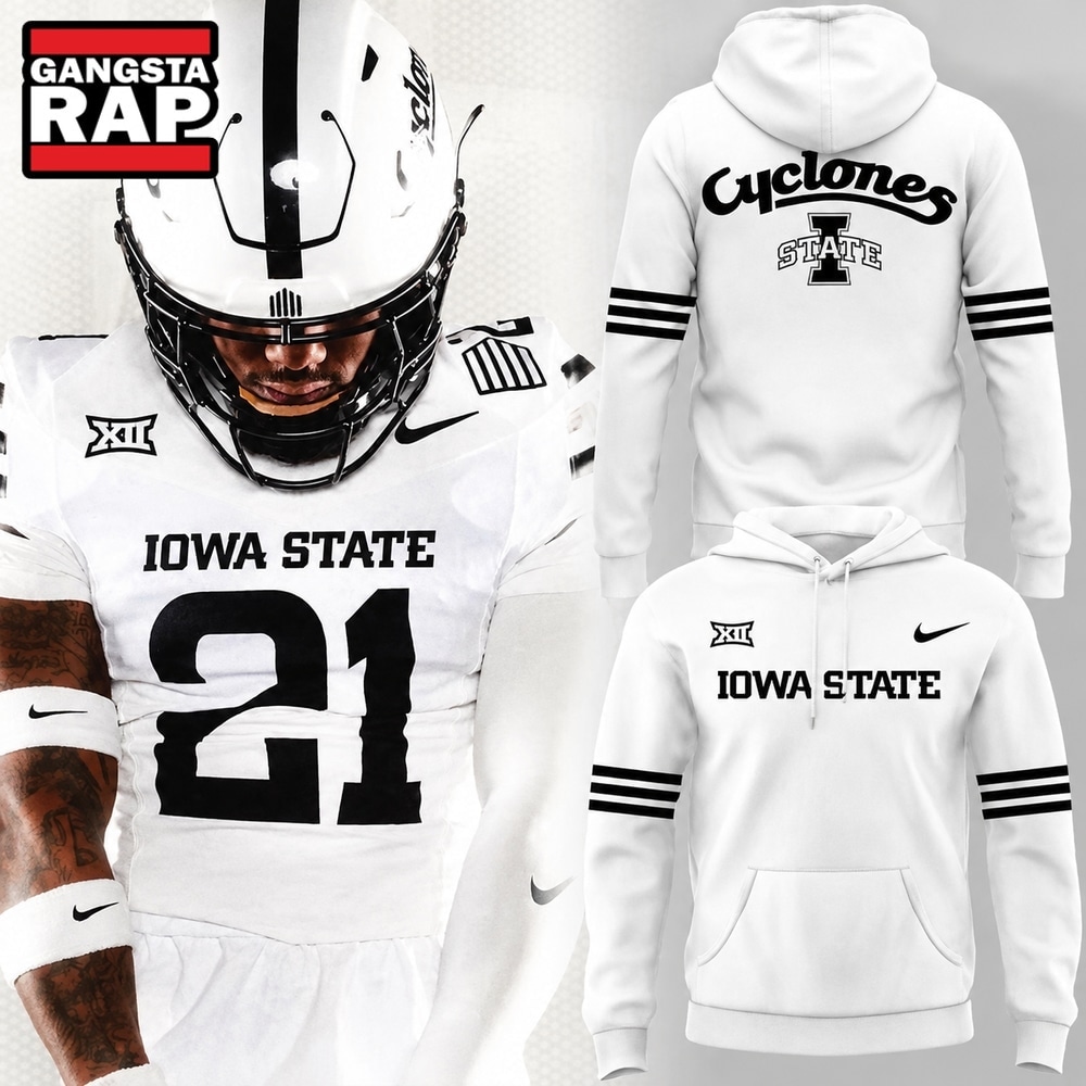 Iowa State Cyclones 2026 Icy Whites Uniform White Hoodie, Trending Design Shirt Iowa State Cyclones 2026 Icy Whites Uniform White Hoodie