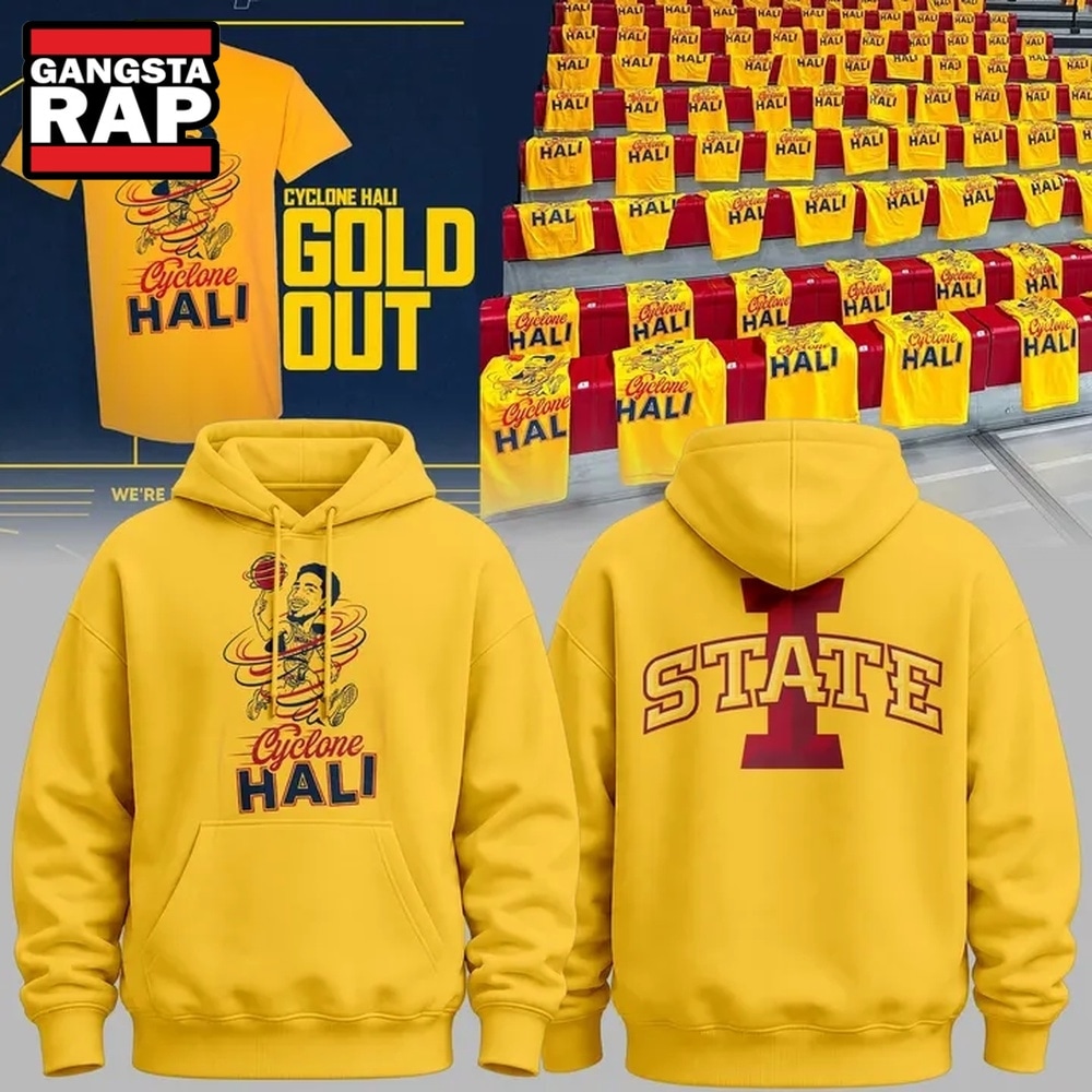 Iowa State Men's Basketball Cyclone Hali Gold Out 2026 Limited Edition Hoodie, Trending Design Shirt Iowa State Men's Basketball Cyclone Hali Gold Out 2026 Limited Edition Hoodie, Trending Design Shirt