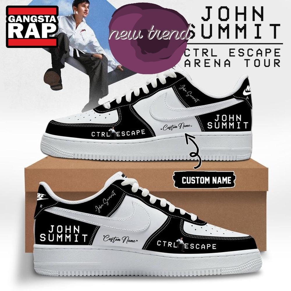 John Summit CTRL ESCAPE Arena Tour 2026 Air Force 1 Shoes Sneakers John Summit CTRL ESCAPE Arena Tour 2026 Air Force 1 Shoes Sneakers