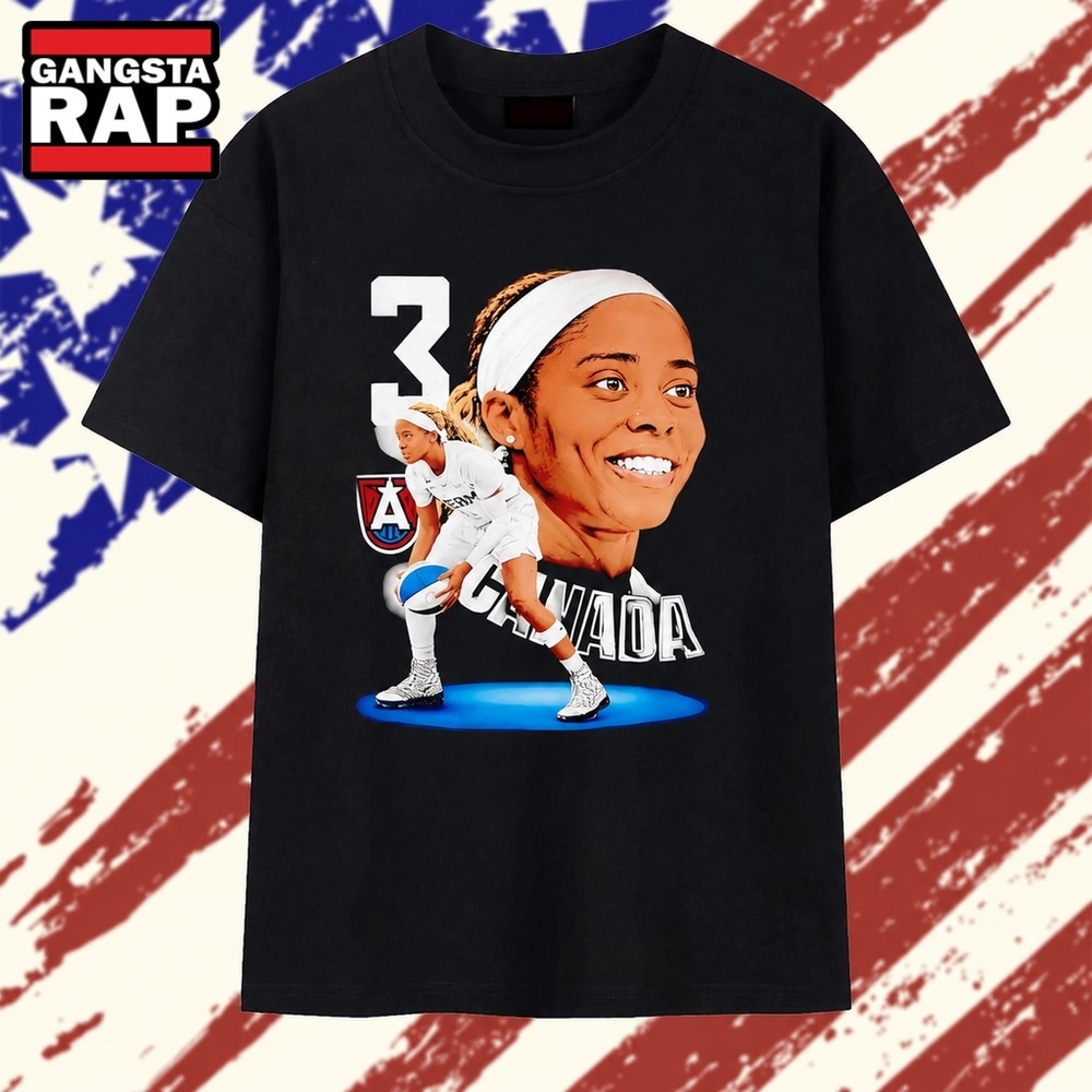 Jordin Canada 3 Atlanta Dream WNBA Basketball Player Tribute Graphic T Shirt, Trending 2D Shirt Jordin Canada 3 Atlanta Dream Wnba Basketball Player Tribute Graphic T Shirt