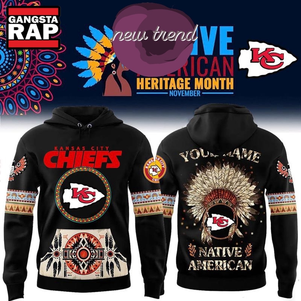 Kansas City Chiefs Native American Heritage Month Custom Name Hoodie, Trending Design Shirt Kansas City Chiefs Native American Heritage Month Custom Name Hoodie, Trending Design Shirt