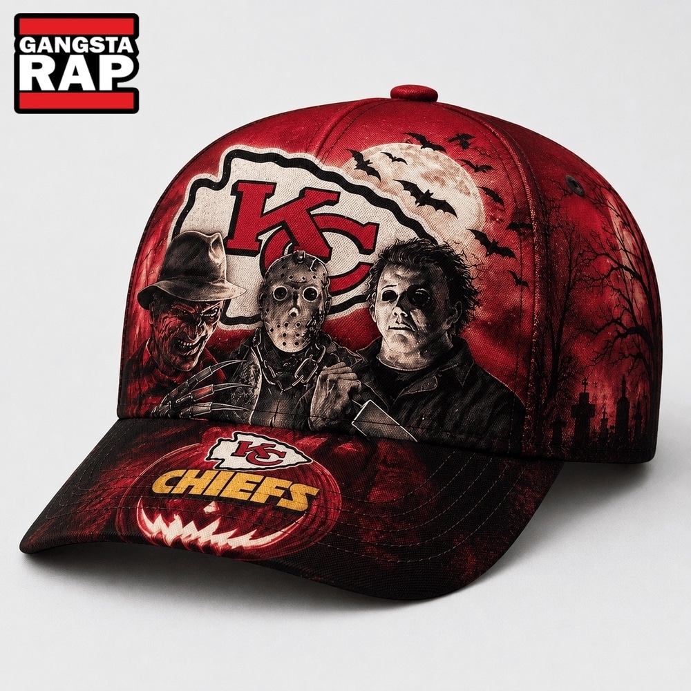 Kansas City Chiefs NFL Horror Night Halloween 2026 Design Classic Cap, NFL Football Cap Kansas City Chiefs NFL Horror Night Halloween 2026 Design Classic Cap, NFL Football Cap