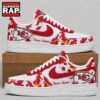 Kansas City Chiefs NFL Team Camo Air Force 1 Shoes Sneakers 2 Kansas City Chiefs NFL Team Camo Air Force 1 Shoes Sneakers