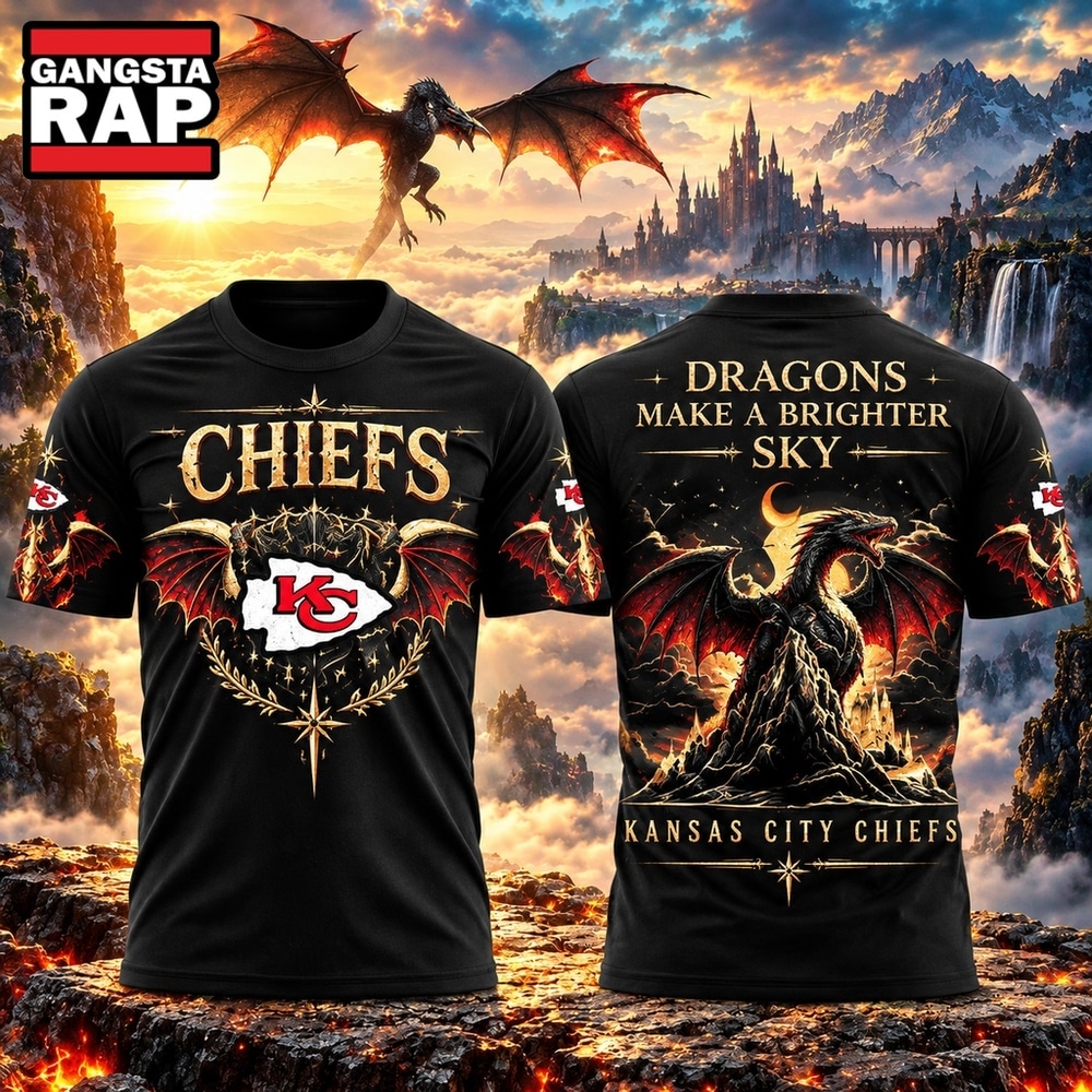 Kansas City Chiefs x Fourth Wing Night 2026 Dragons Make A Brighter Sky 3D Shirt, Trending Design Shirt Kansas City Chiefs x Fourth Wing Night 2026 Dragons Make A Brighter Sky 3D Shirt, Trending Design Shirt