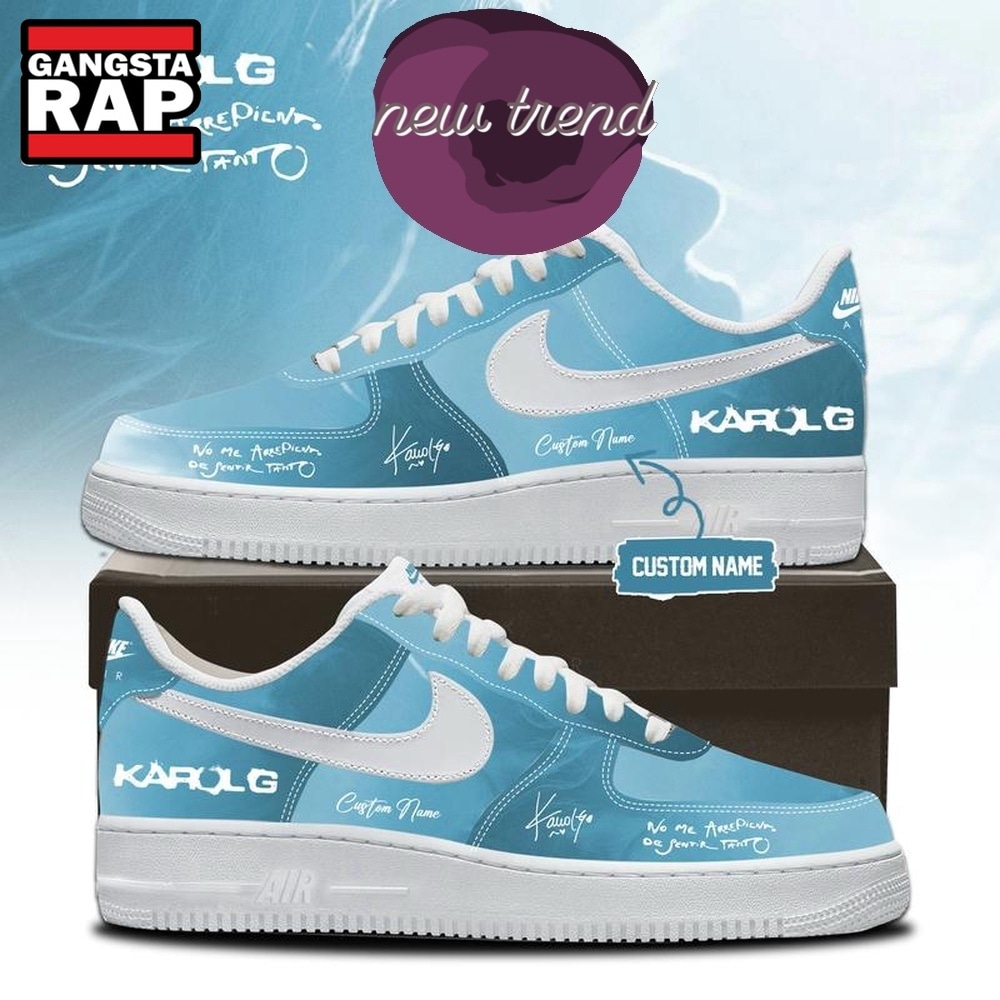KaRol G Album NO ME ARREPIENTO DE SENTIR TANTO Air Force 1 Shoes Sneakers