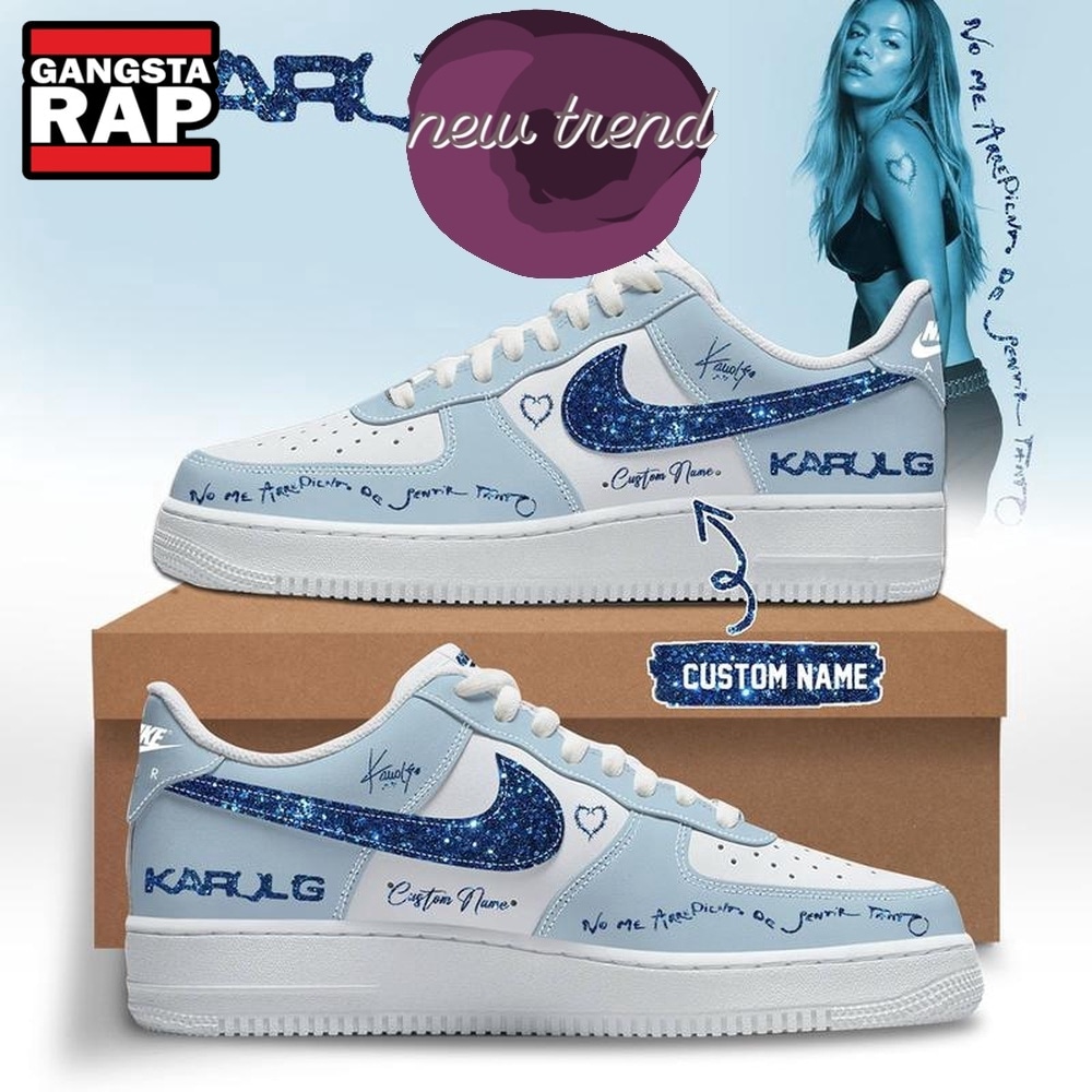 KaRol G Album NO ME ARREPIENTO DE SENTIR TANTO Personalized Air Force 1 Shoes Sneakers