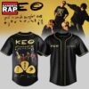 KEO Put A Smile On For Me Tour Signed 2026 Black Baseball Jersey, Trending Baseball Jersey Keo Put A Smile ON For ME Tour Signed 2026 Black Baseball Jersey