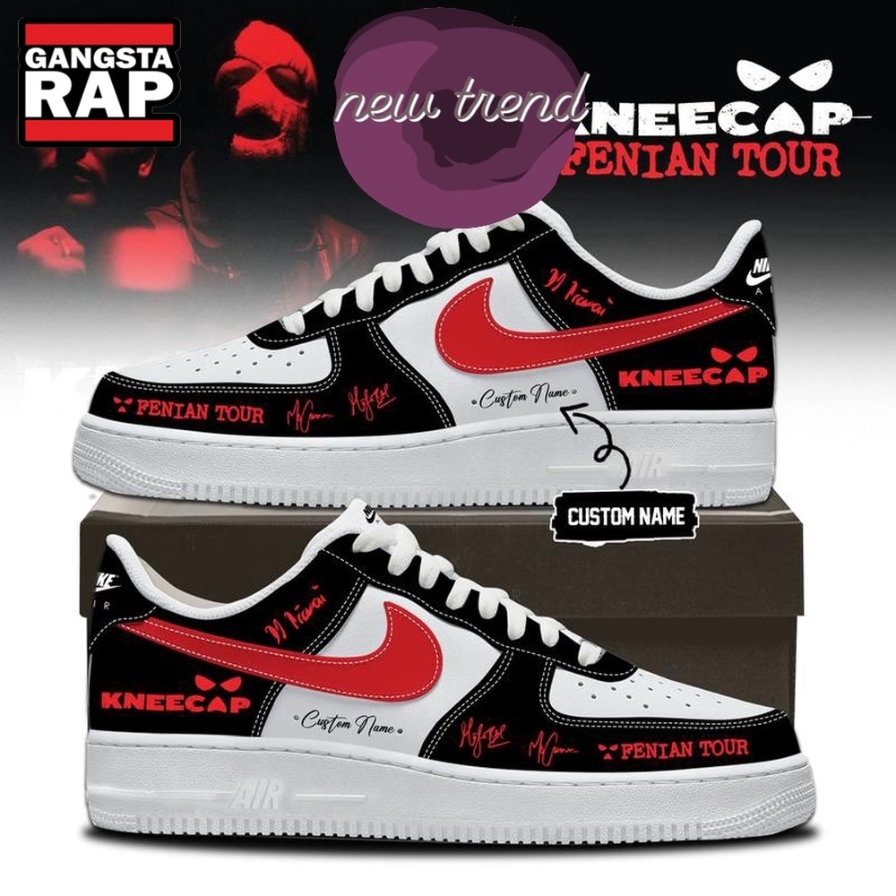 Kneecap Band FENIAN TOUR 2026 Custom Name Air Force 1 Shoes Sneakers