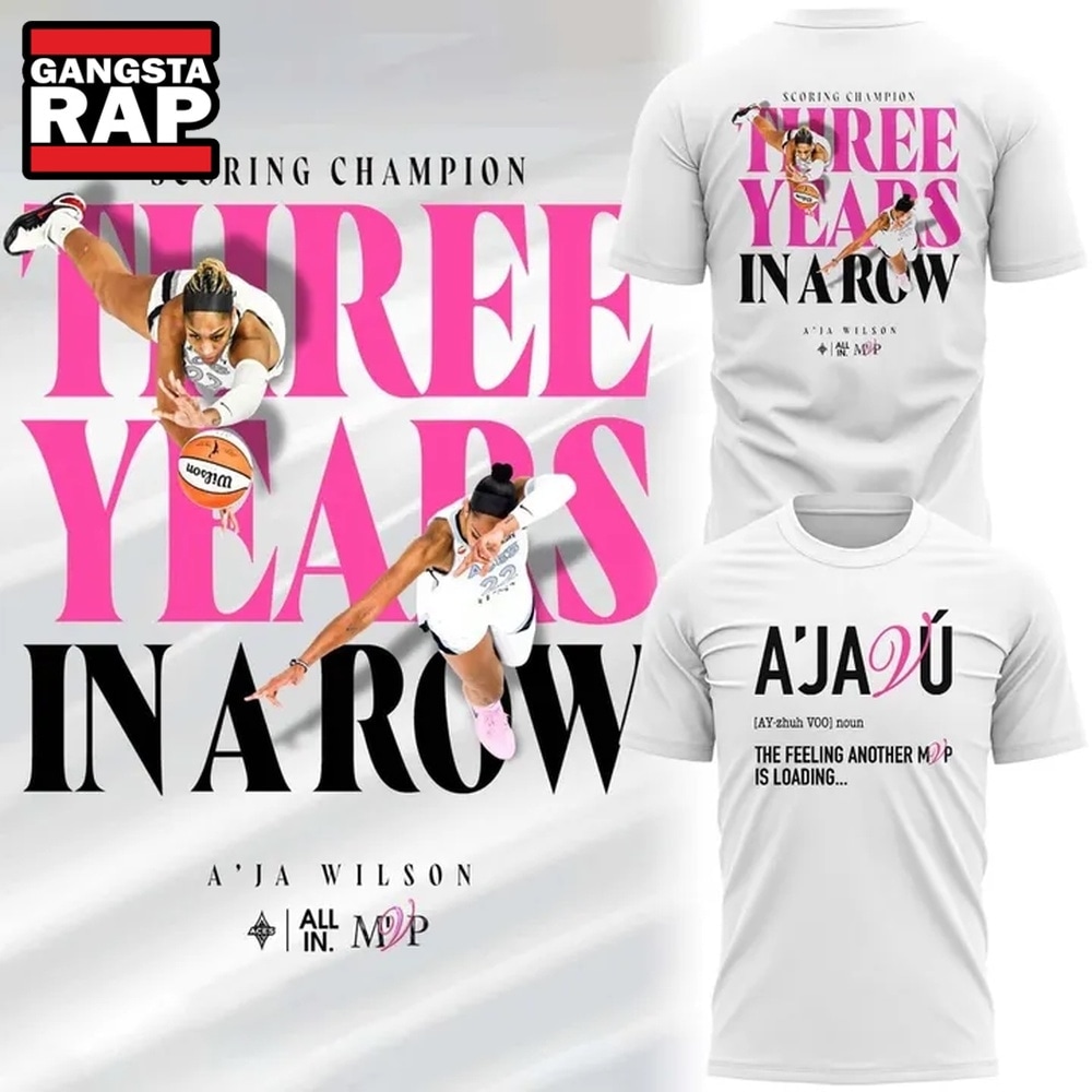 Las Vegas Aces A'JA VU 2026 Limited Edition T Shirt, Trending Design Shirt Las Vegas Aces A JA VU 2026 Limited Edition T Shirt