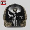 Las Vegas Raiders NFL Halloween Military Skull Camo Classic Cap, NFL Football Cap 2 Las Vegas Raiders NFL Halloween Military Skull Camo Classic Cap, NFL Football Cap Las Vegas Raiders Nfl Halloween Military Skull Camo Classic Cap