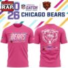 Limited Edition Chicago Bears Crucial Catch 2026 Pink T Shirt, Trending Design Shirt Limited Edition Chicago Bears Crucial Catch 2026 Pink T Shirt