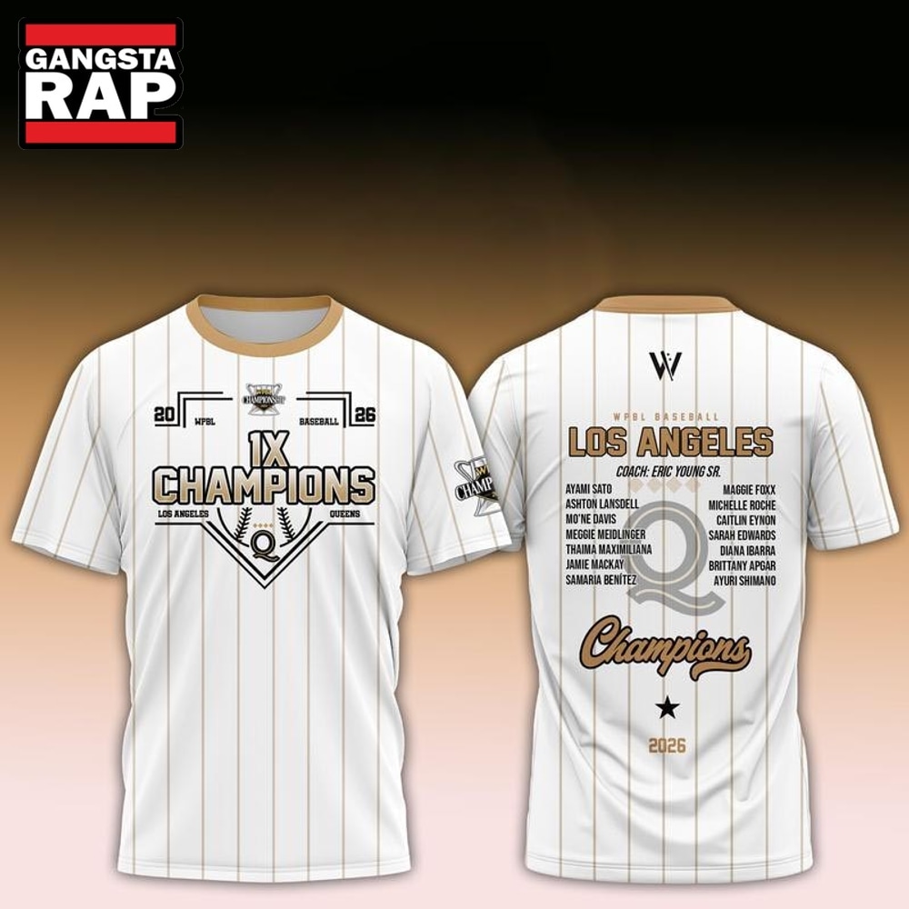 Los Angeles Queens Champions 1X WPBL Baseball 2026 Limited Edition 3D Shirt, Trending Design Shirt Los Angeles Queens Champions 1X Wpbl Baseball 2026 Limited Edition 3D Shirt