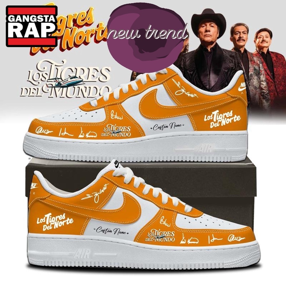 Los Tigres Del Norte Los Tigres del Mundo Tour 2026 Limited Edition Air Force 1 Shoes Los Tigres Del Norte Los Tigres del Mundo Tour 2026 Limited Edition Air Force 1 Shoes