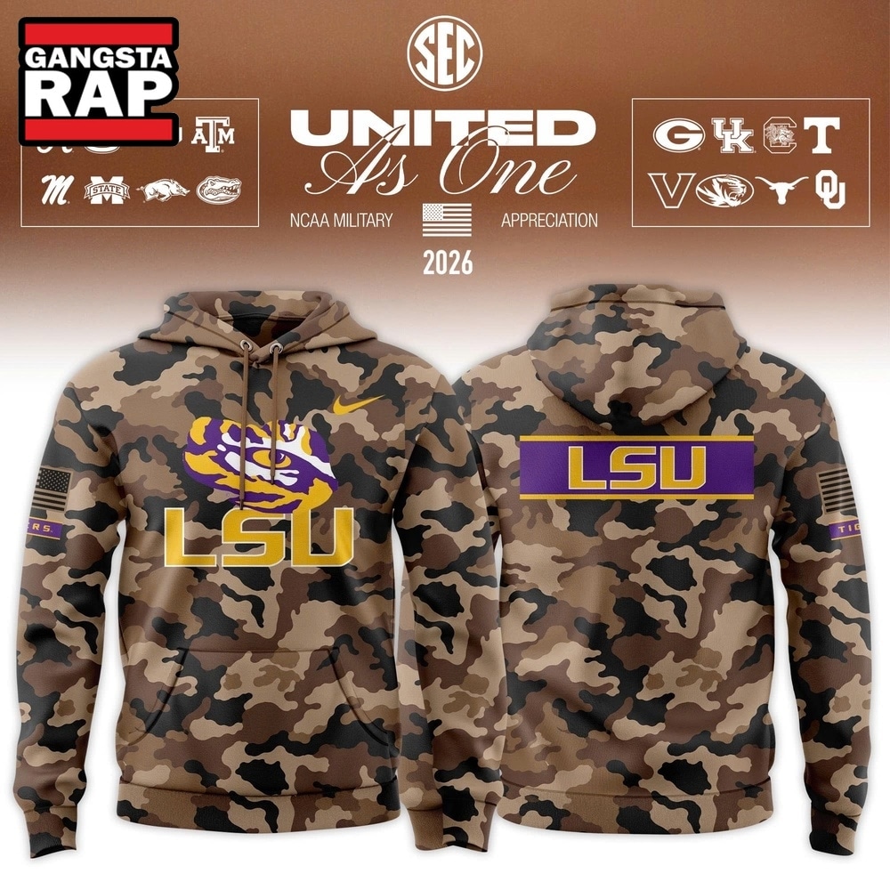 LSU Tigers 2026 Military Appreciation New Design Hoodie, Trending Design Shirt LSU Tigers 2026 Military Appreciation New Design Hoodie, Trending Design Shirt