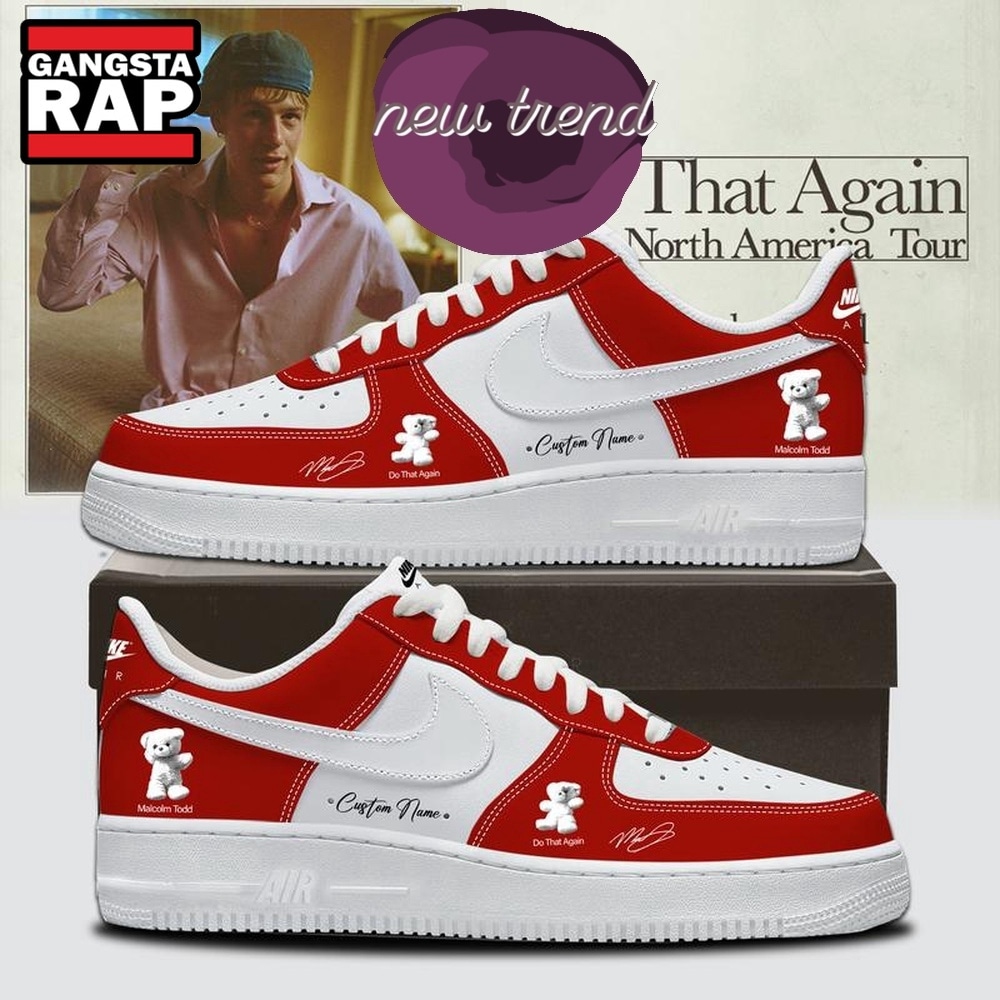 Malcolm Todd Do That Again Tour 2026 New Design Air Force 1 Shoes Sneakers