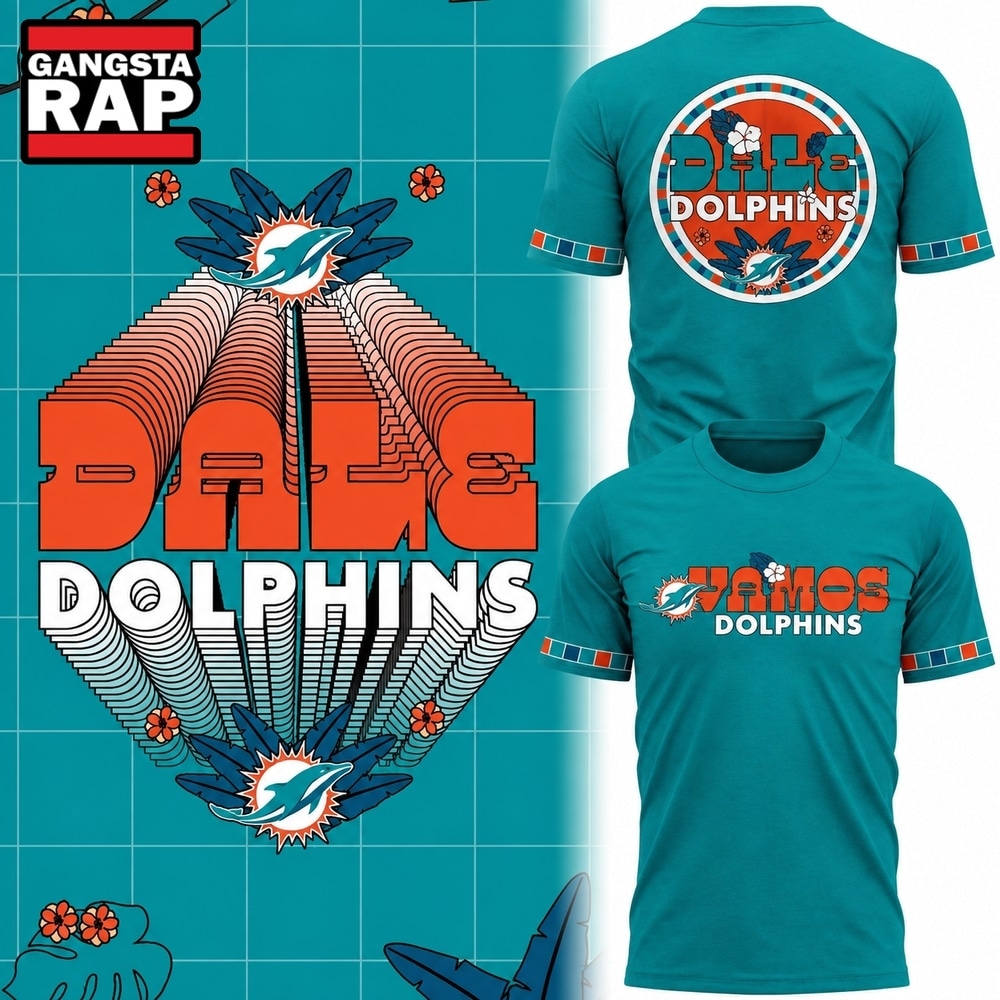 Miami Dolphins Hispanic Heritage Month 2026 Graphic T Shirt, Trending Design Shirt Miami Dolphins Hispanic Heritage Month 2026 Graphic T Shirt
