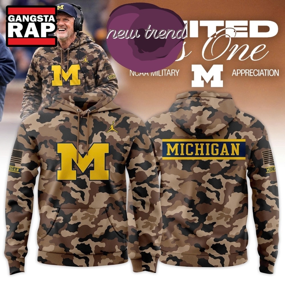 Michigan Wolverines 2026 Military Appreciation New Design Hoodie, Trending Design Shirt Michigan Wolverines 2026 Military Appreciation New Design Hoodie, Trending Design Shirt