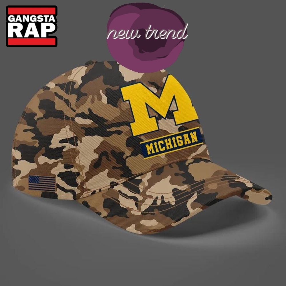 Michigan Wolverines Jordan 2026 Military Appreciation Night Camo Cap, Trending Baseball Cap Michigan Wolverines Jordan 2026 Military Appreciation Night Camo Cap, Trending Baseball Cap