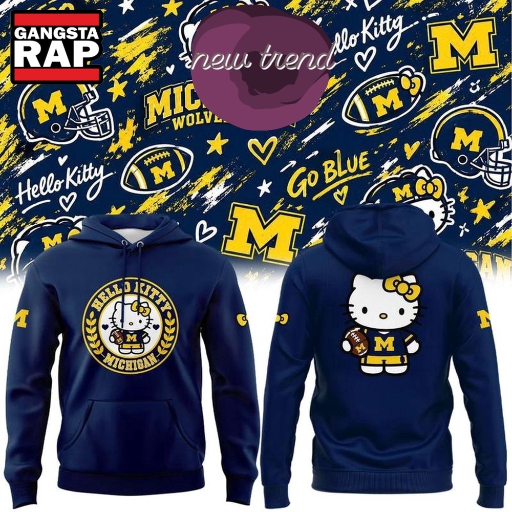 Michigan Wolverines x Hello Kitty 2026 Limited Edition Hoodie, Trending Design Shirt Michigan Wolverines x Hello Kitty 2026 Limited Edition Hoodie, Trending Design Shirt