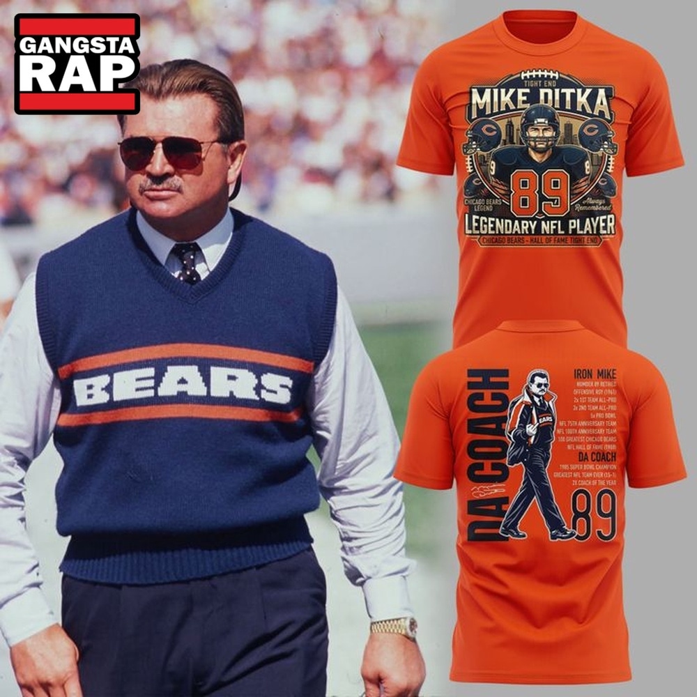 Mike Ditka Chicago Bears 2026 T Shirt, Trending Design Shirt Mike Ditka Chicago Bears 2026 T Shirt, Trending Design Shirt