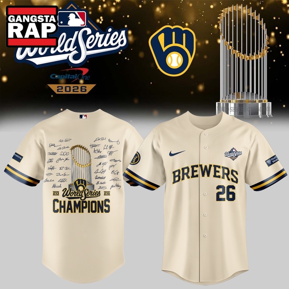Milwaukee Brewers 2026 World Series Champions Baseball Jersey, Trending Baseball Jersey Milwaukee Brewers 2026 World Series Champions Baseball Jersey, Trending Baseball Jersey