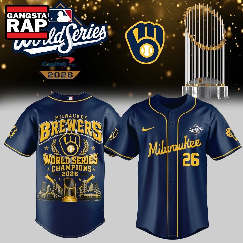 Milwaukee Brewers 2026 World Series Champions Jersey Shirt, Trending Baseball Jersey Milwaukee Brewers 2026 World Series Champions Jersey Shirt, Trending Baseball Jersey
