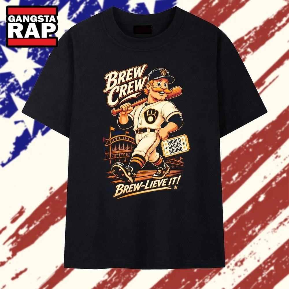 Milwaukee Brewers Brew Crew World Series Bound Brew Lieve It T Shirt, Trending 2D Shirt Milwaukee Brewers Brew Crew World Series Bound Brew Lieve It T Shirt, Trending 2D Shirt