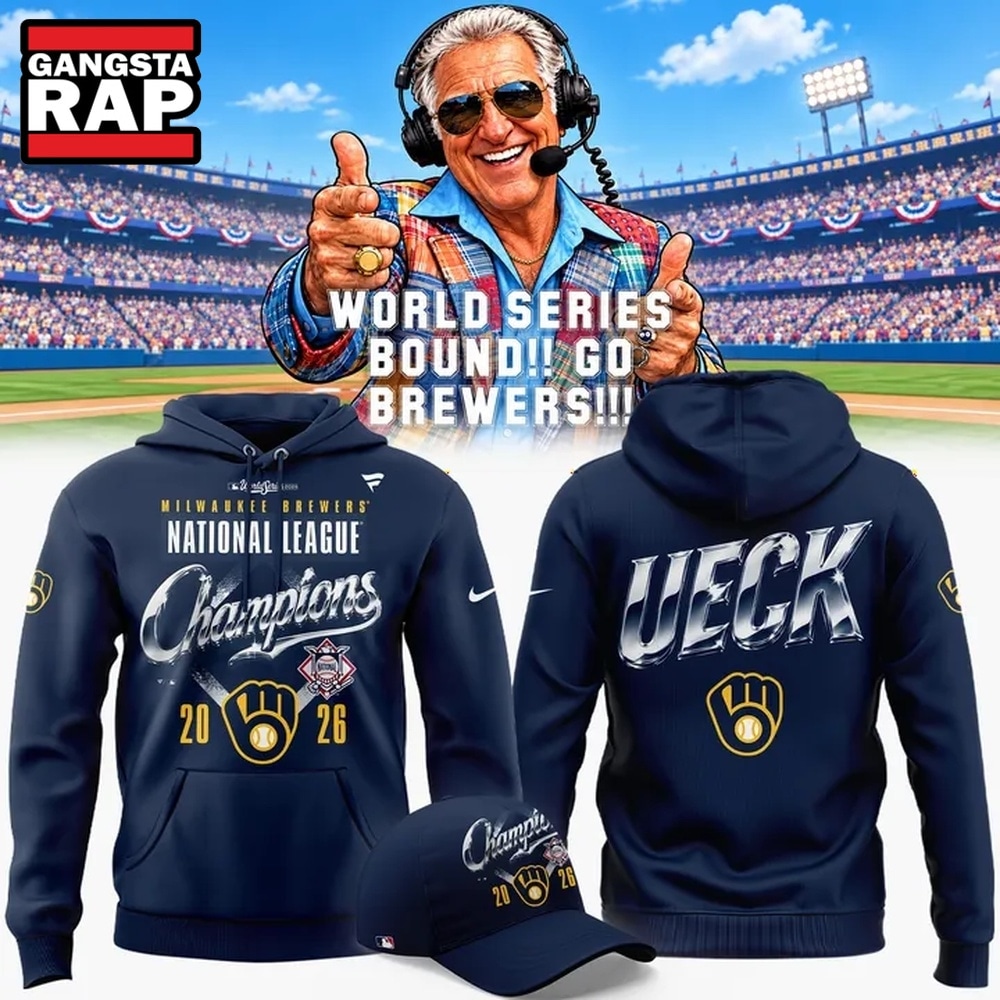 Milwaukee Brewers National League Champions UECK 2026 Limited Edition Hoodie, Trending Design Shirt Milwaukee Brewers National League Champions Ueck 2026 Limited Edition Hoodie