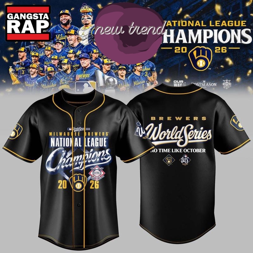 Milwaukee Brewers NLCS Champions 2026 Limited Edition Baseball Jersey, Trending Baseball Jersey Milwaukee Brewers Nlcs Champions 2026 Limited Edition Baseball Jersey