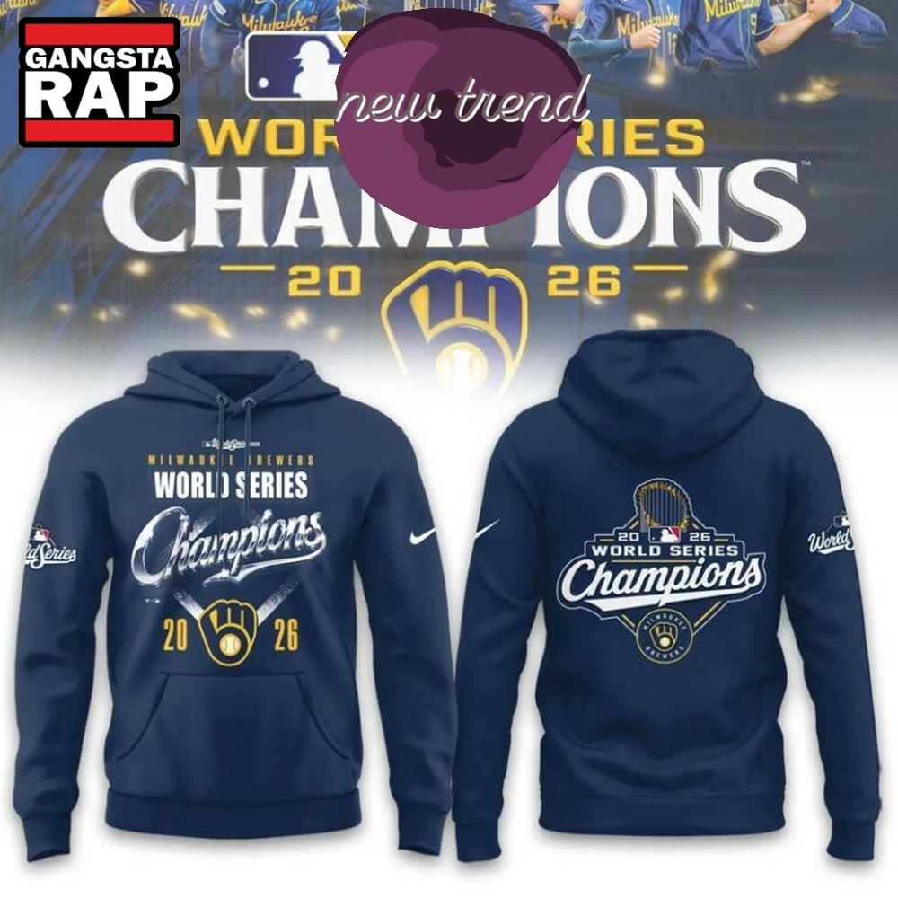 Milwaukee Brewers World Series Champions 2026 Special New Hoodie, Trending Design Shirt Milwaukee Brewers World Series Champions 2026 Special New Hoodie, Trending Design Shirt