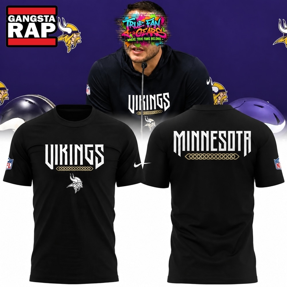 Minnesota Vikings 2026 Rivalry Special New Black T Shirt, Trending Design Shirt Minnesota Vikings 2026 Rivalry Special New Black T Shirt